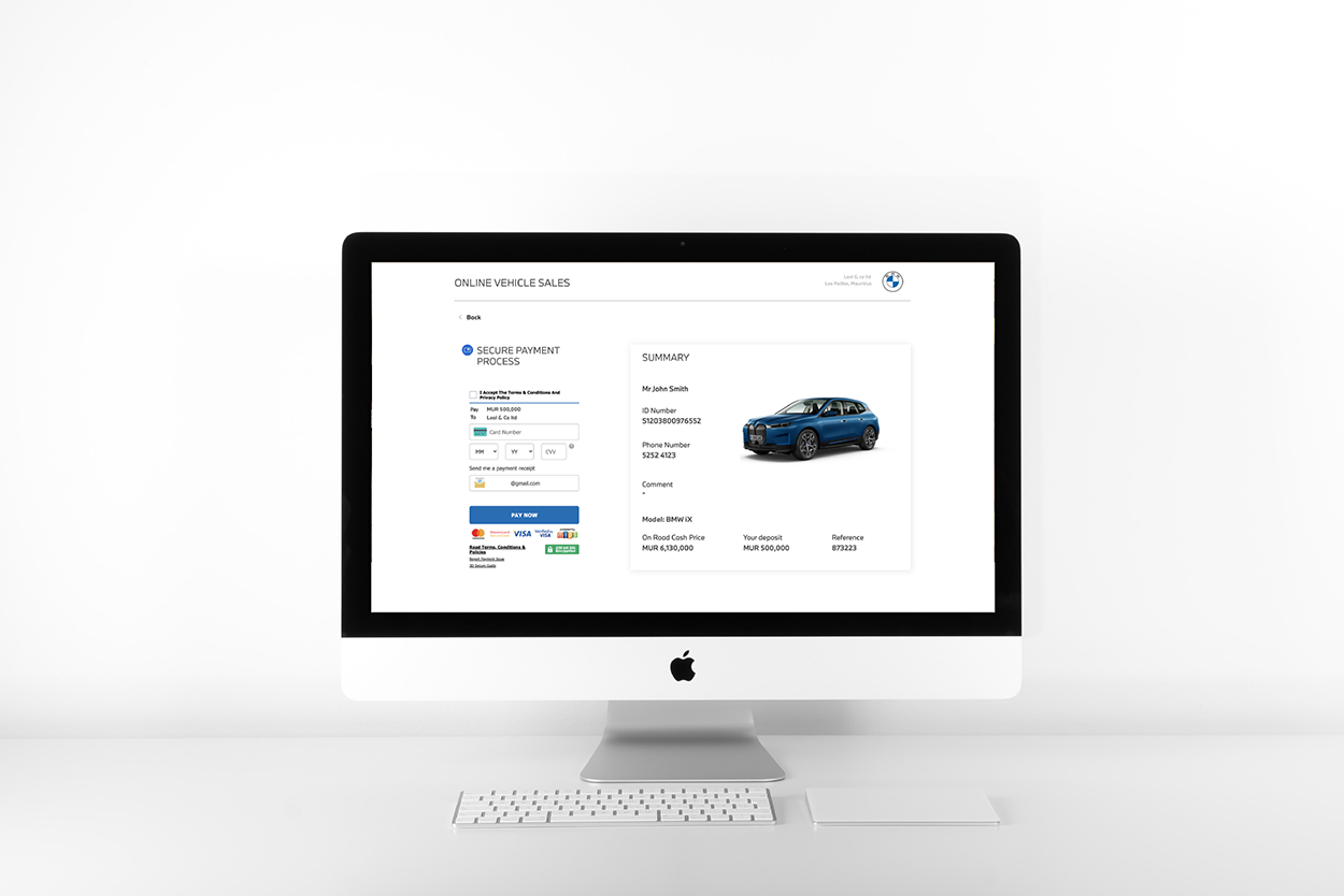 bmw online sales