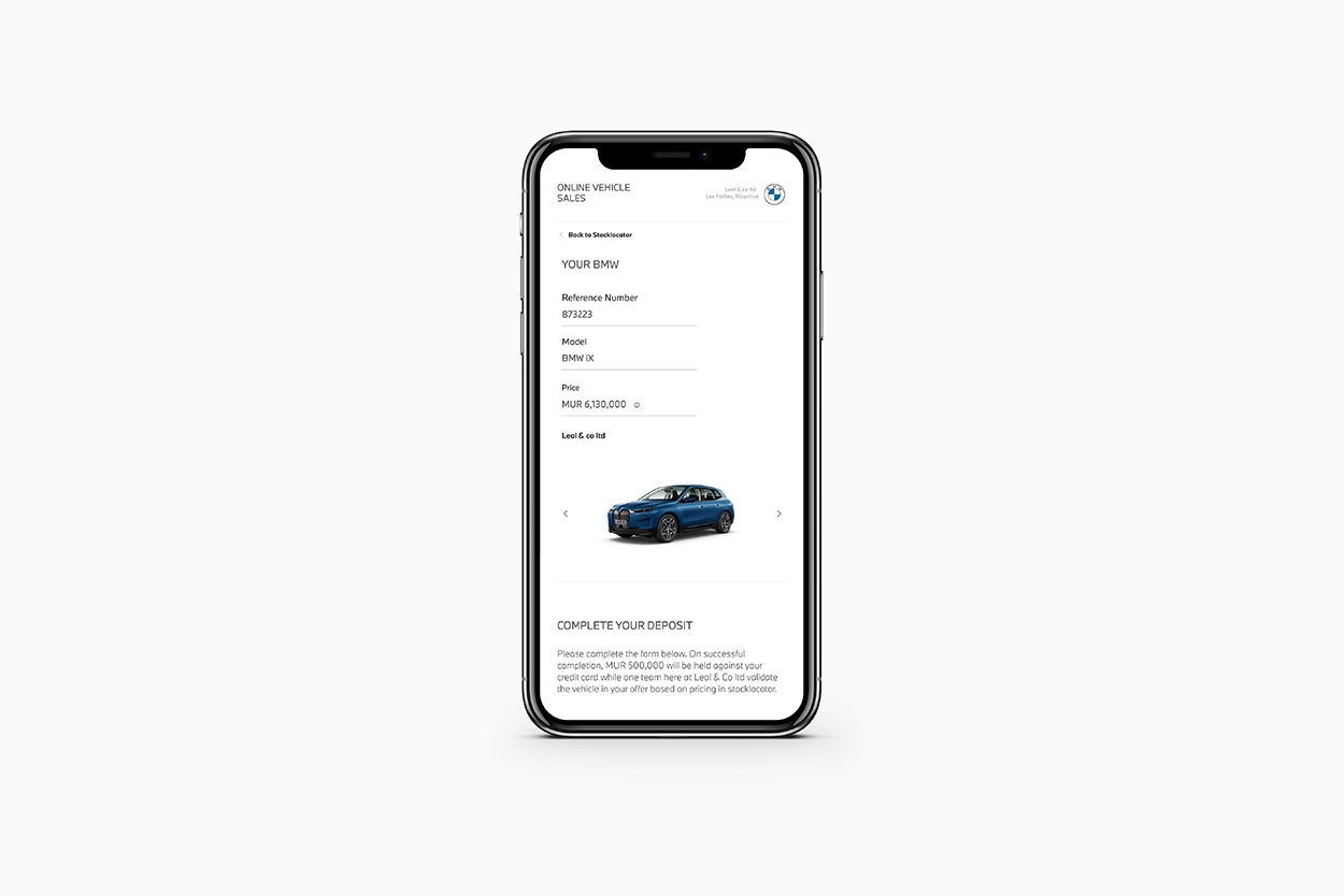 bmw online sales