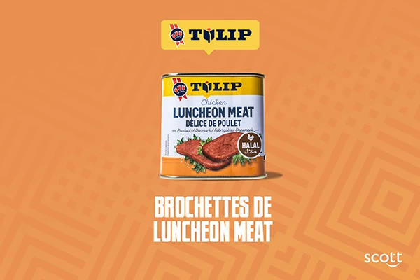 tulip - grilled luncheon meat skewers